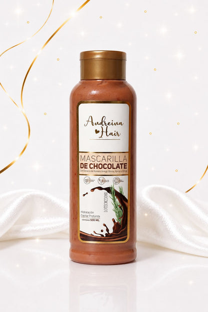 Mascarilla de Chocolate con Extracto de Romero, Ginkgo Biloba, Ajenjo y Ortiga