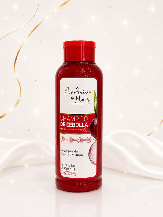 Shampoo de Cebolla con Extracto de Cannabis