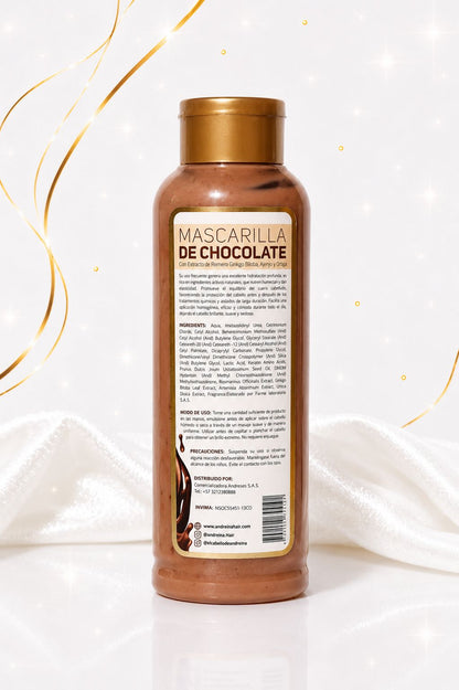 Mascarilla de Chocolate con Extracto de Romero, Ginkgo Biloba, Ajenjo y Ortiga